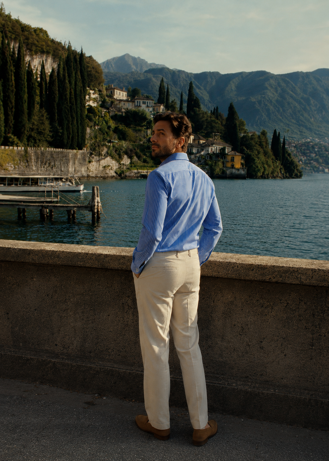 Riviera Striped Cotton