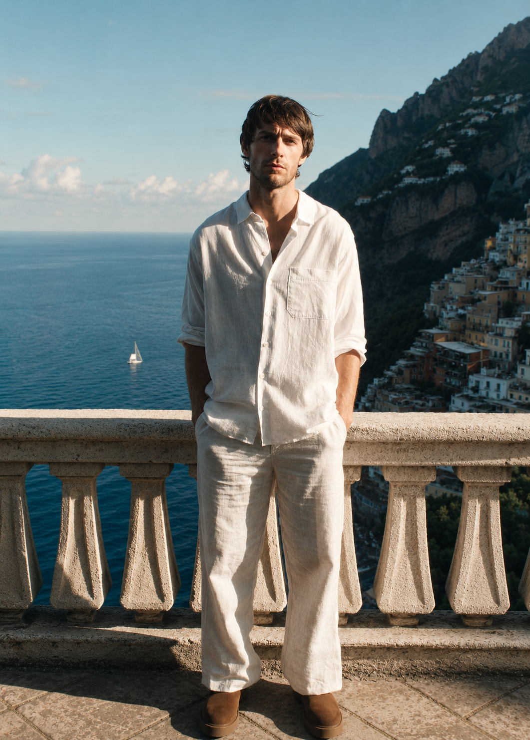 Riviera Linen Overshirt