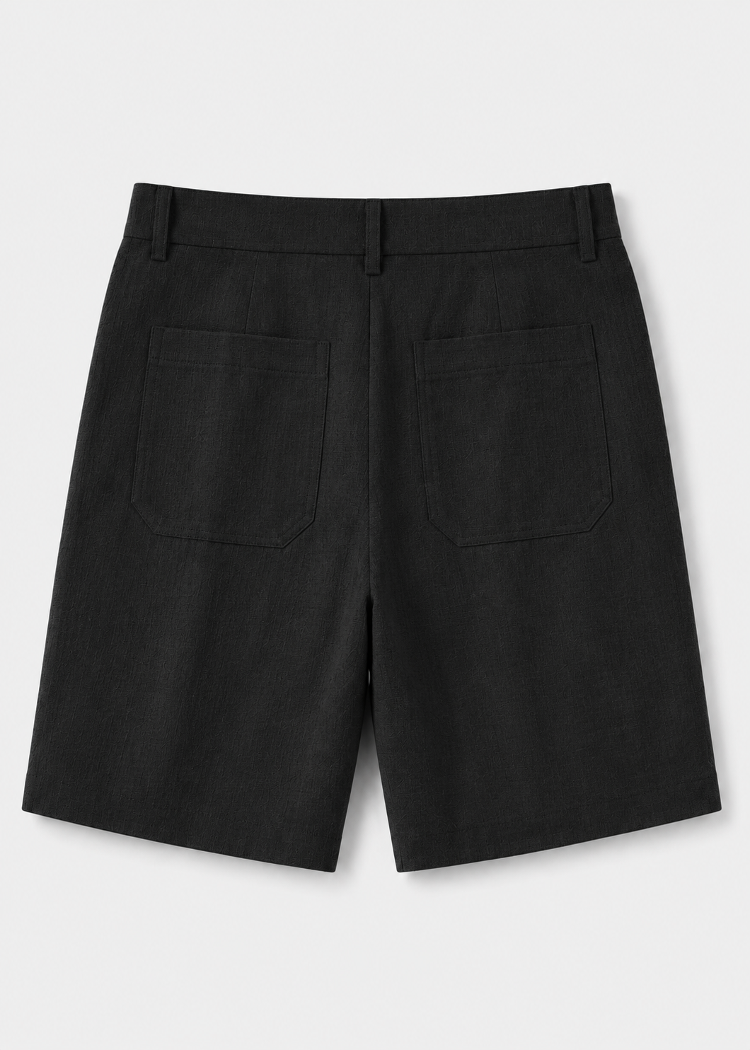 Mens Straight-Leg Linen Blend Shorts